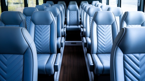 15 passenger minibus interior