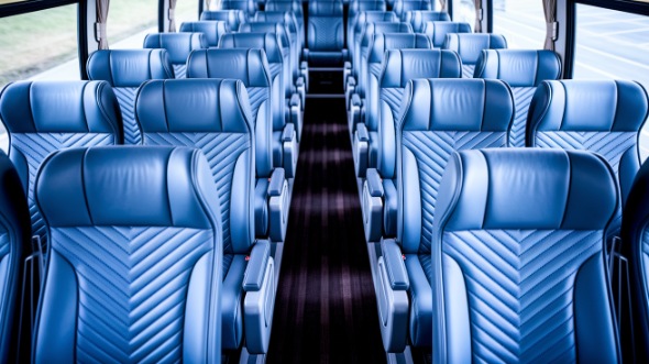 50 passenger charter bus interior