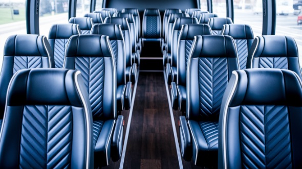 champaign 20 passenger minibus inside