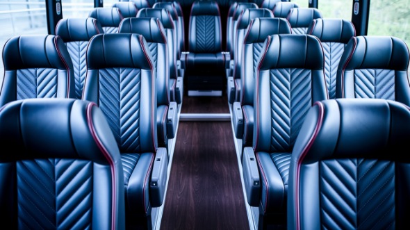 champaign 25 passenger minibus inside