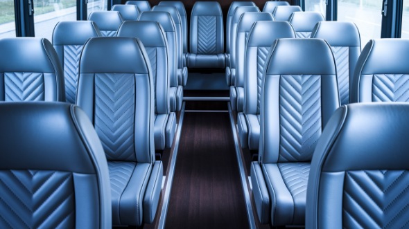 champaign 25 passenger minibus interior