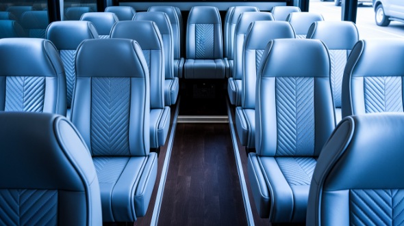 champaign 28 passenger minibus inside