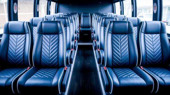 champaign 28 passenger minibus rental