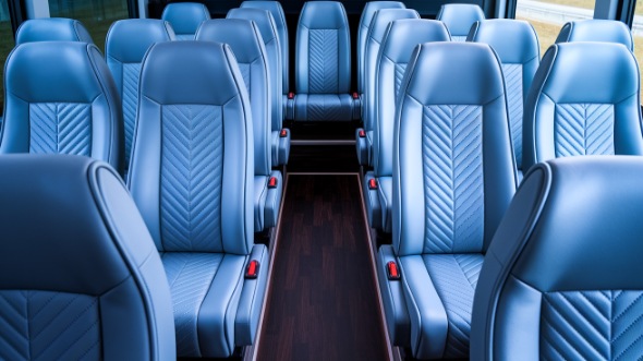 champaign 30 passenger minibus interior