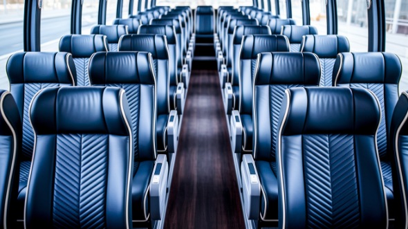 champaign 50 passenger charter bus rental