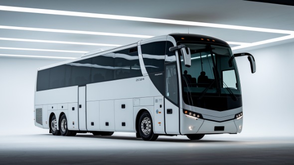 champaign 50 passenger charter bus