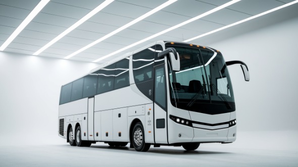 champaign 54 passenger charter bus