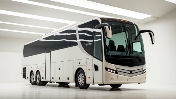 champaign 55 passenger charter bus