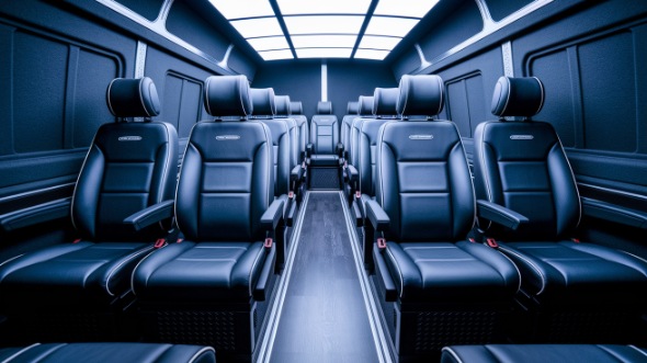 champaign sprinter van with driver rental