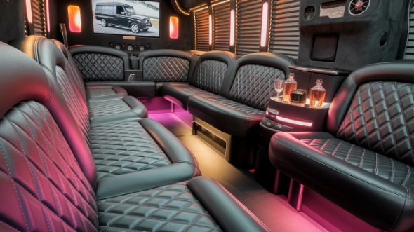 sprinter limo rental interior