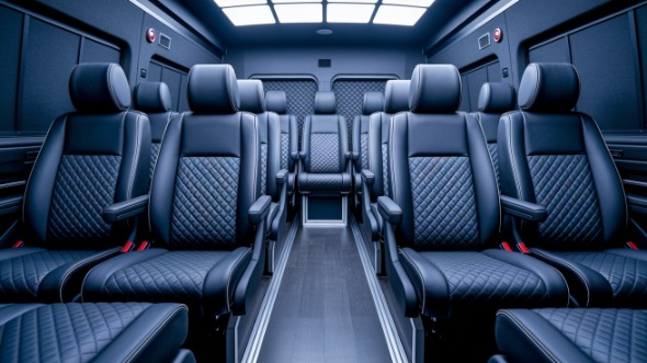 sprinter van with driver interior